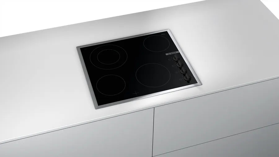 Built-In Hob BOSCH -in Electric 60 cm Black Model PKF645CA2E