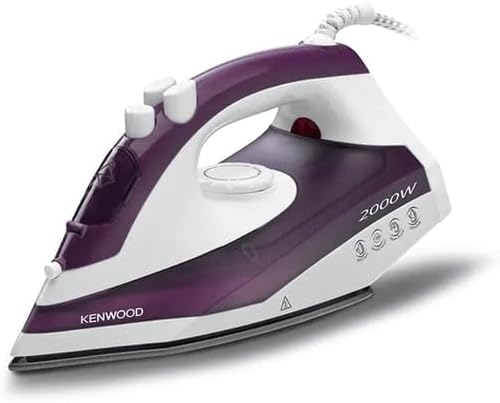 Kenwood Steam Iron , 2000W , 250 ml Tank Capacity , Purple - STP46.000WP