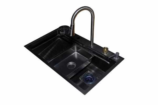 PSM 800 BL Korean stainless steel kitchen sink, rust and blockage resistant