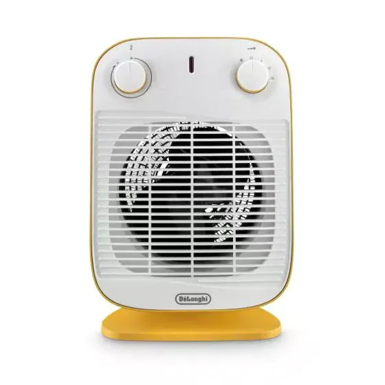 Delonghi Electric Fan Heater, 2000 Watts, Yellow and White - HFS50B20YE