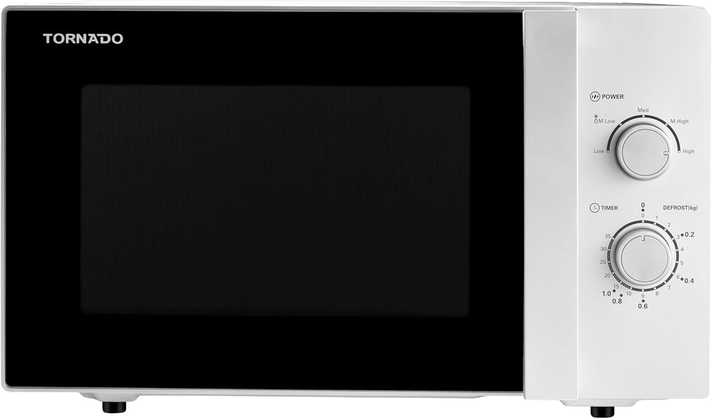TORNADO Microwave Solo 25 Liter 900 Watt Silver TM-25MS