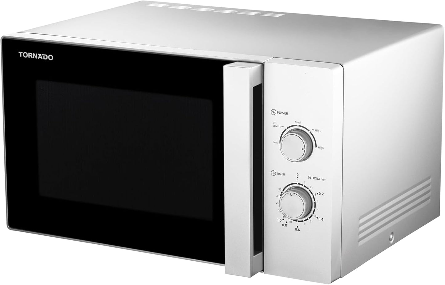 TORNADO Microwave Solo 25 Liter 900 Watt Silver TM-25MS