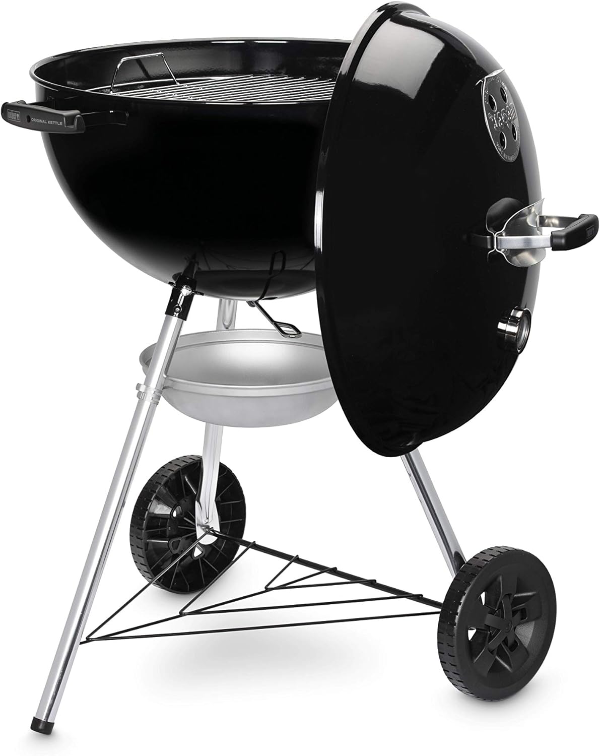 WEBER Original Charcoal Grill, 57 cm E-5710 Grill with Cover, Black