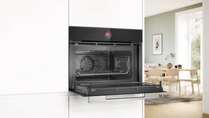 BOSCH Built-in Compact Microwave Oven 60 x 45 cm 45 L Black CMG7241B1