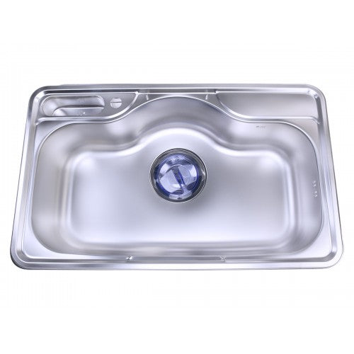 Golden Purity 850 Korean stainless steel kitchen sink, rust and clog resistant