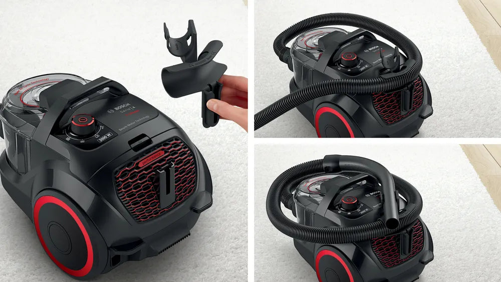 BOSCH Bagless Vacuum Cleaner - 2000 Watts- 2 Liters - Black and Red BGS21WPOW