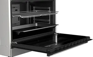 BOSCH Series 6 Gas Cooker, 5 Burners, Stainless Steel - HGW3FSV50S