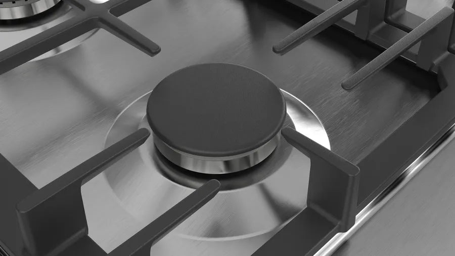 BOSCH Series 6 Gas Built-In Hob, 5 Burners, Stainless steel - PCR9A5B90