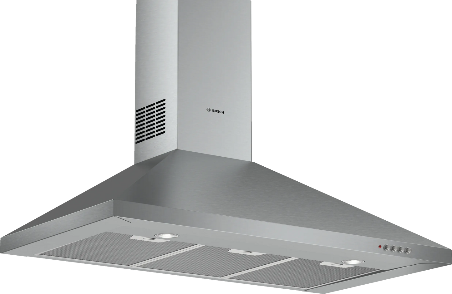 BOSCH Wall Mounted Hood with Chimney 90 cm Silver – DWP94CC50T