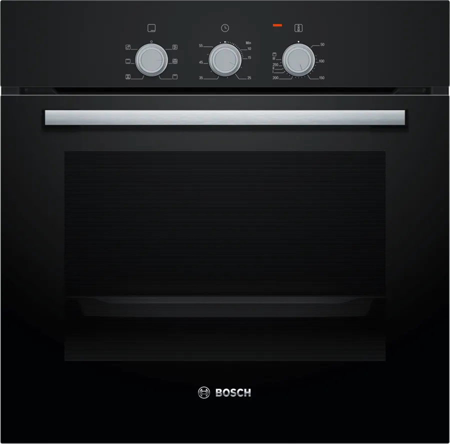 BOSCH Built in Electric Oven 66 Liters 60 cm Black HBF011BA1