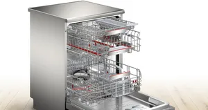 BOSCH Serie 8, Dishwasher 13 Place Settings, 8 Programs, Digital Display, 60 cm, Stainless - SMS8YDI82T