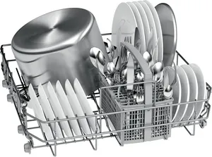 BOSCH Built-in Dishwasher, 12 Persons, White - SMV25CX10Q