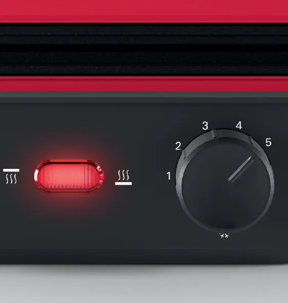 BOSCH Electric Grill, 2000 Watt, Red - TCG4104