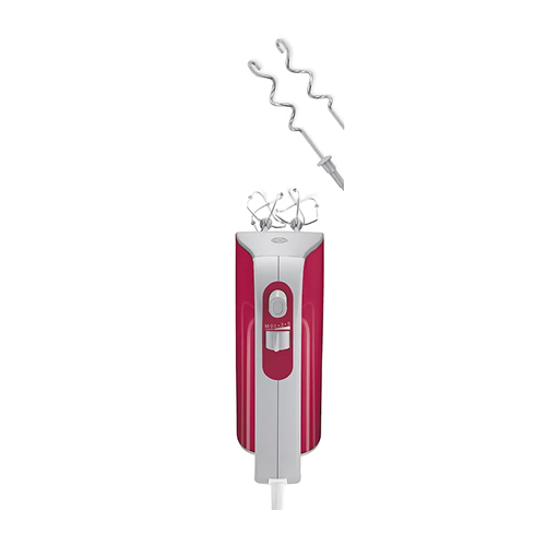 BOSCH Hand Mixer, 500 Watt, Red/Grey - MFQ40304