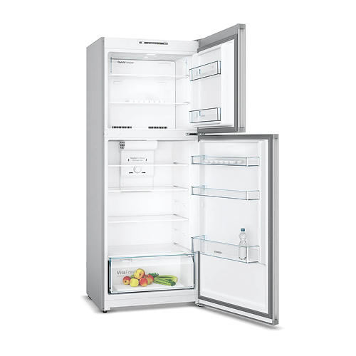 BOSCH Serie 2 Refrigerator, 328 Liters, Stainless Steel- KDN43NL2E8