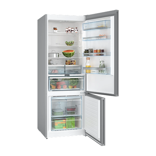 BOSCH Series 6 No-Frost Refrigerator, 508 Liters, Black- KGN56LB3E9