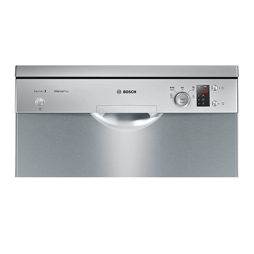 BOSCH Series 2 Dishwasher, 12 Place Settings, 5 Programs, Silver - SMS25AI00V