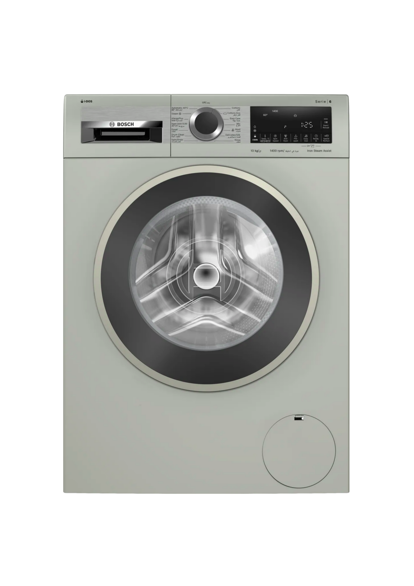 BOSCH Front Load Automatic Washing Machine, 10 Kg, Graphite - WGA254AXEG