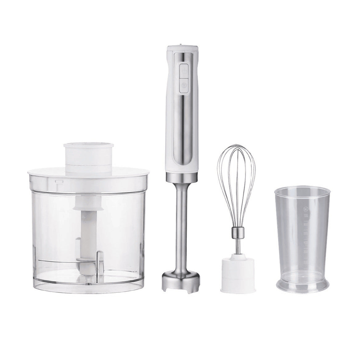 Home Hand Blender with Attachments, 700ml, 800 Watt, White - SA1388