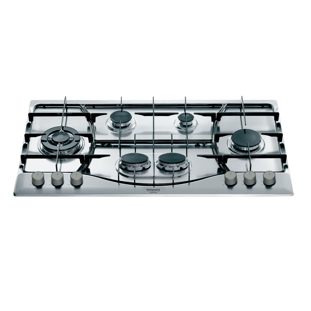 Ariston 90 cm built-in gas hob, 6 burners - 88 liter gas oven - 90 cm cooker hood - silver -962
PHN 962 TS/IX/A