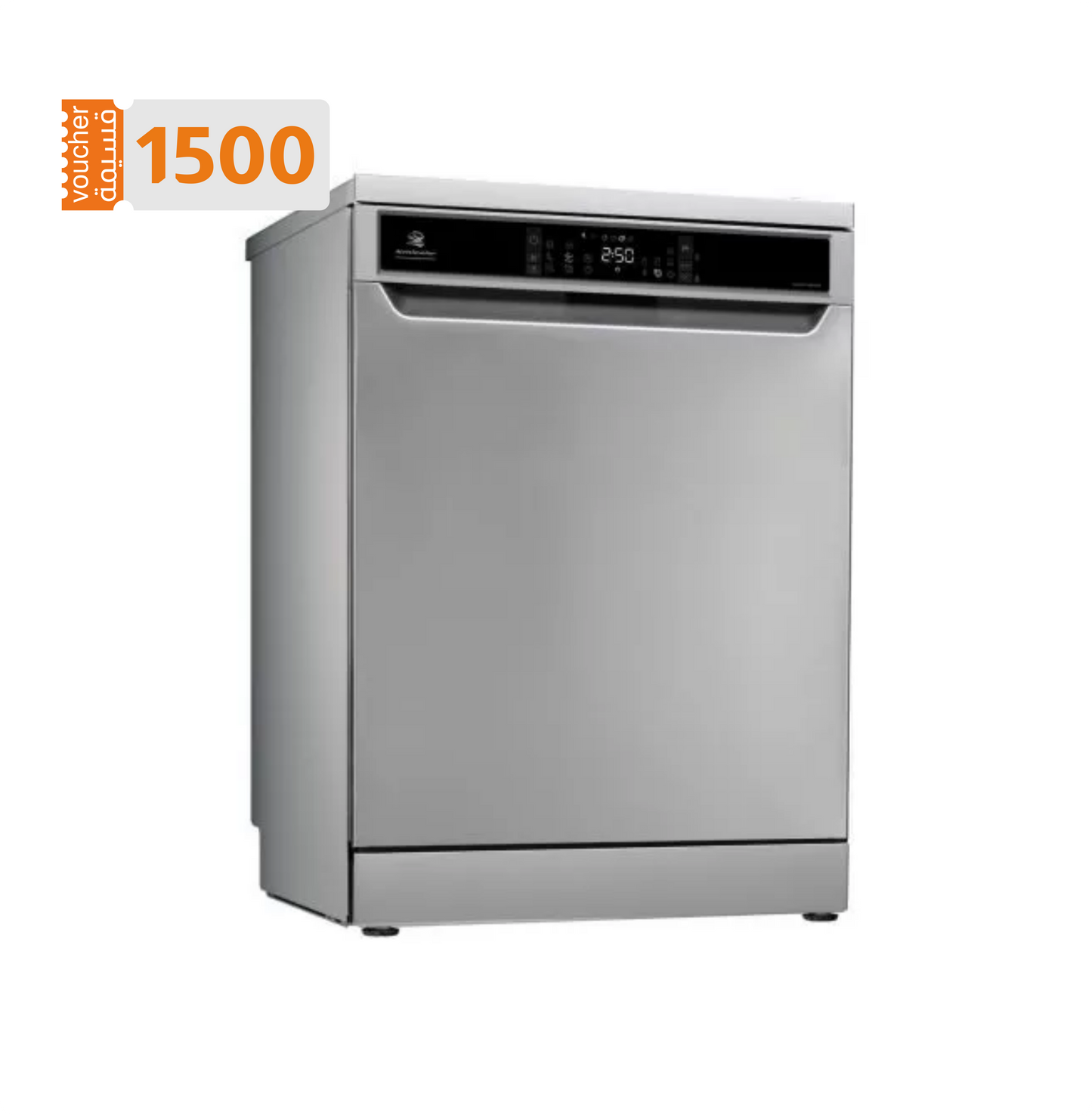 KELVINATOR Dishwasher, 15 Place Settings, 8 Programs, 60 cm, Stainless Steel – KDW14-J7617RX
