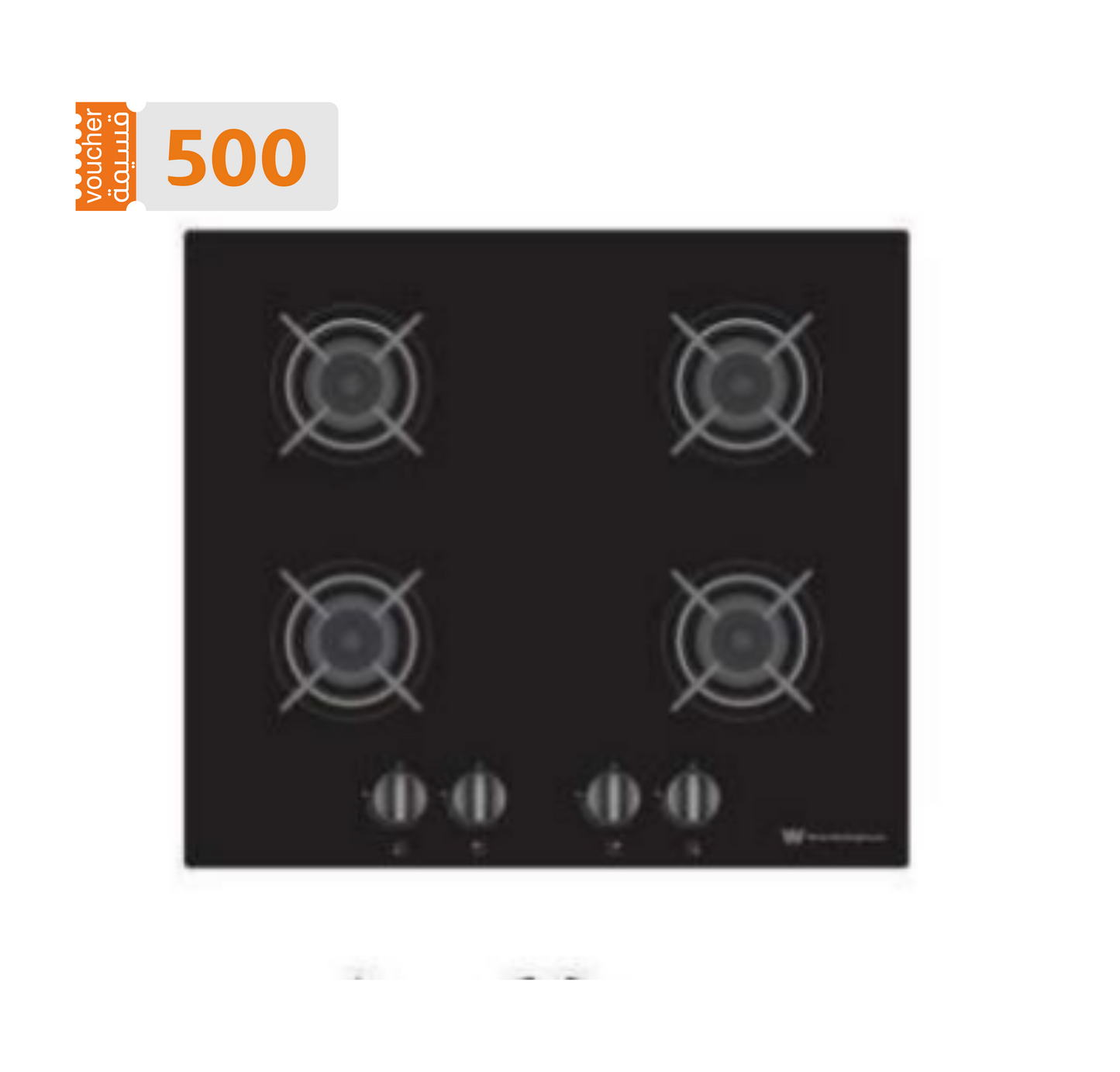 WHITE-WESTINGHOUSE Gas Hob: 3+1 Double Ring 60 CM - WGH-60B