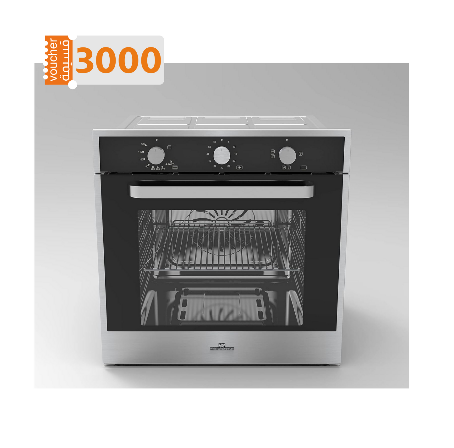 وايت وستنجهاوس فرن غاز 60 سم - WG-76N