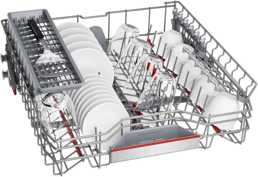 BOSCH Series 6 Freestanding Dishwasher, 13 Persons, 60 cm, Silver Inox - SMS6EAI80T