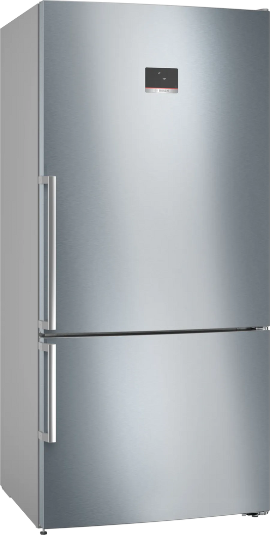 BOSCH Series 6 Digital No Frost Refrigerator, 631 Liter, Stainless Steel - KGN86CI3E8