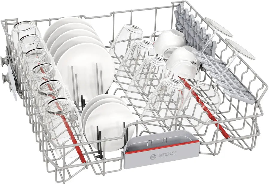 BOSCH Series 4 Freestanding Dishwasher, 60 CM, 13 Persons, Stainless Steel - SMS4EMI60V