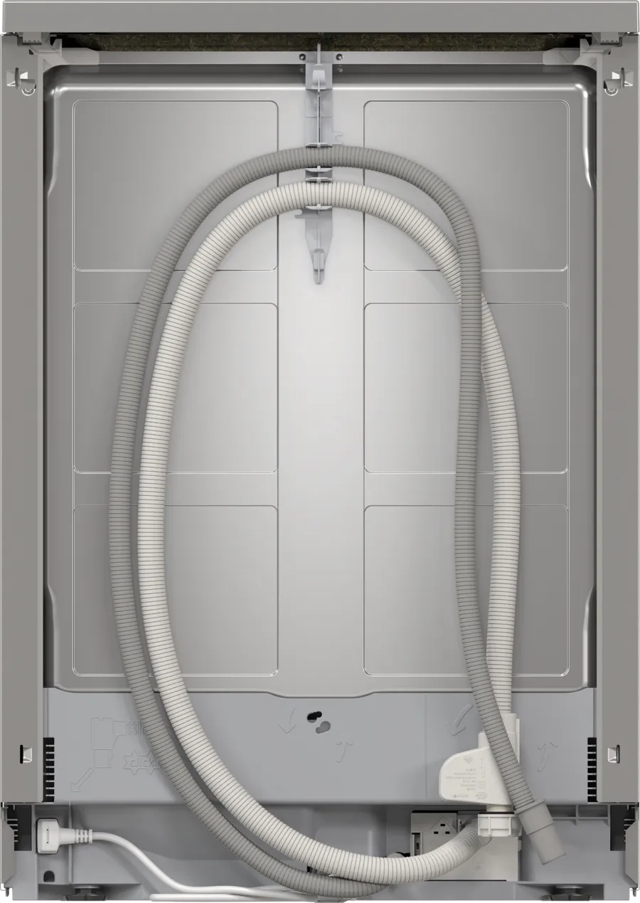 BOSCH Series 6 Freestanding Dishwasher, 13 Persons, 60 cm, Silver Inox - SMS6EAI80T