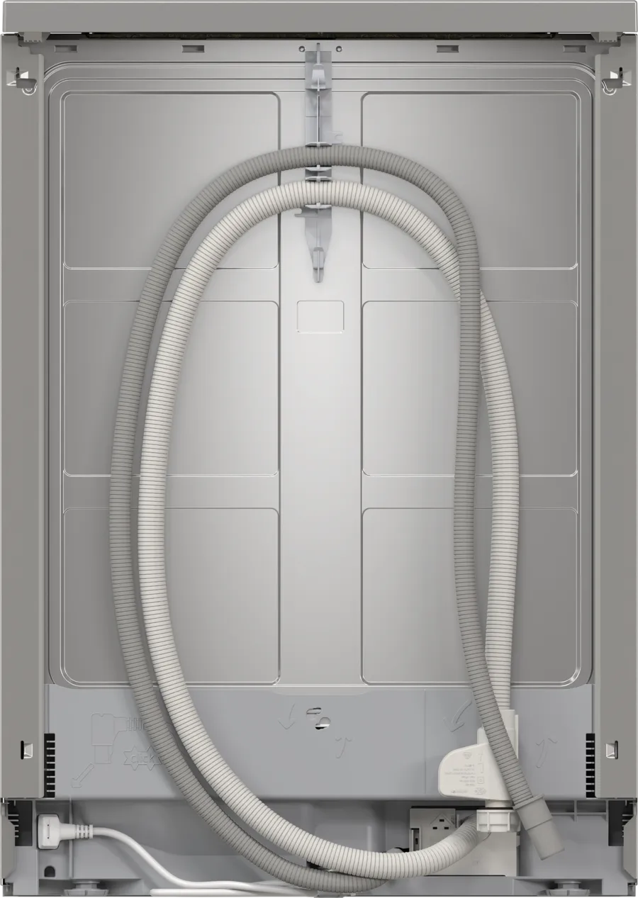 BOSCH Series 4 Freestanding Dishwasher, 60 CM, 13 Persons, Stainless Steel - SMS4EMI60V