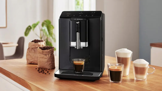 Bosch Series 2 VeroCafe Espresso Coffee Machine, 1.4 Liters, 1300 Watt, Piano Black - TIE20119
