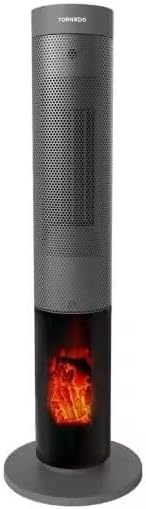TORNADO Ceramic Heater 2000 Watt 16 meter Remote Grey TPH-2000DFG
