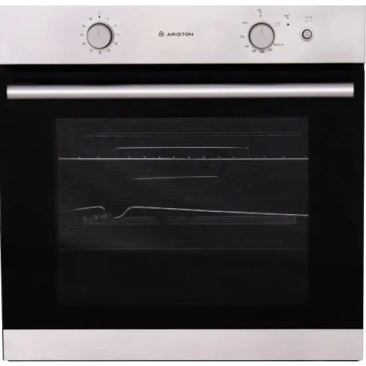 Ariston Built-In Gas Oven With Grill, 75 Liters, Silver- GA3 124 IX A1