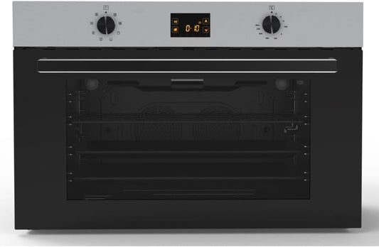 Purity Built-in Turkish Gas Oven with Gas Grill, 97 Liters, Stainless Steel, Digital, 90 cm -  KPT908GGD