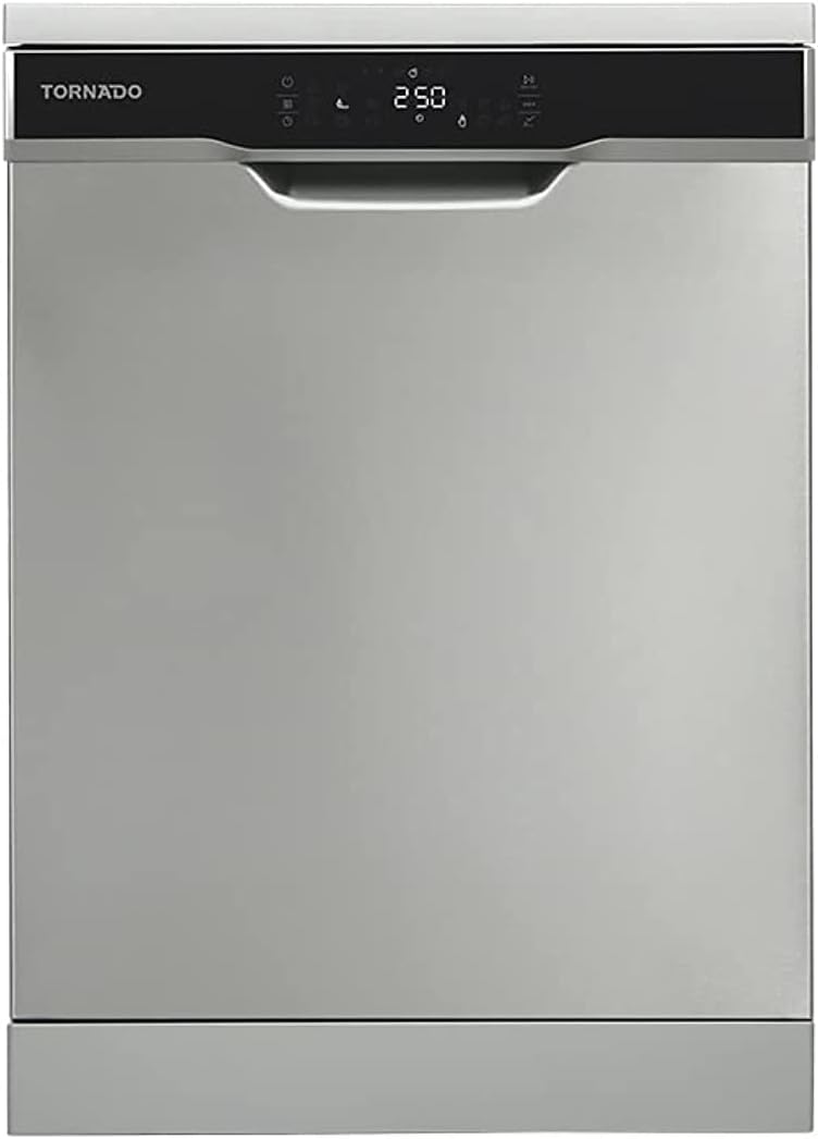TORNADO Dishwasher 12 Person 60 cm Digital 8 Programs Inox TDV-FN128COX