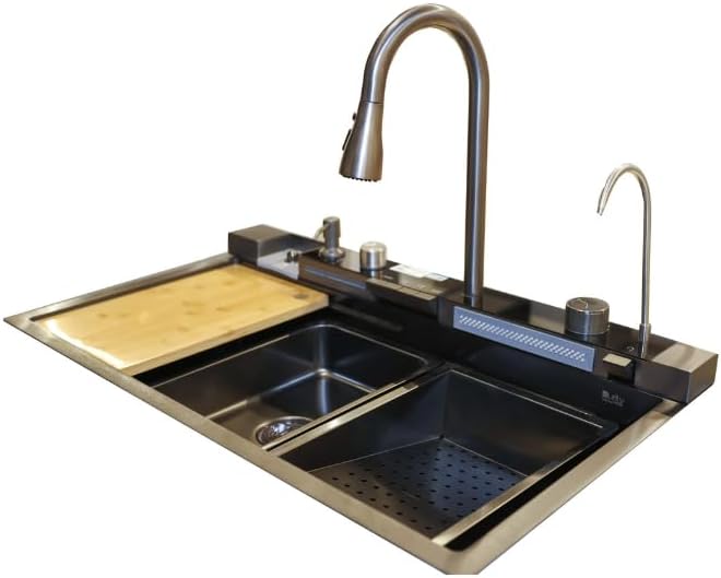 PSM 750 BL Digital Stainless Steel Kitchen Sink, Rust and Blockage Resistant