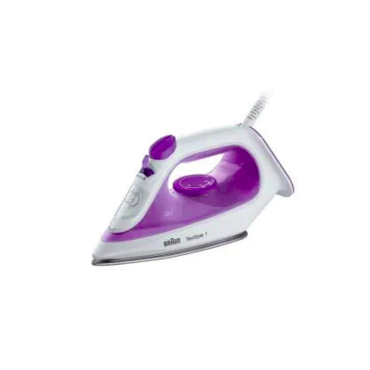 Braun Texstyle 1 Iron, 2000 Watt, White/purple- SI1080VI