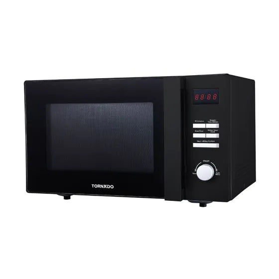 TORNADO Solo Microwave, 25 Liter, 900 Watt, Black - TMD-25SE-BK