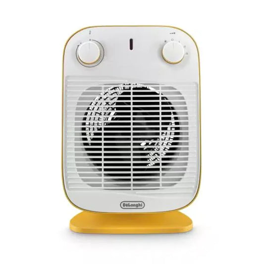 Delonghi Electric Fan Heater, 2000 Watts, Yellow and White - HFS50B20YE