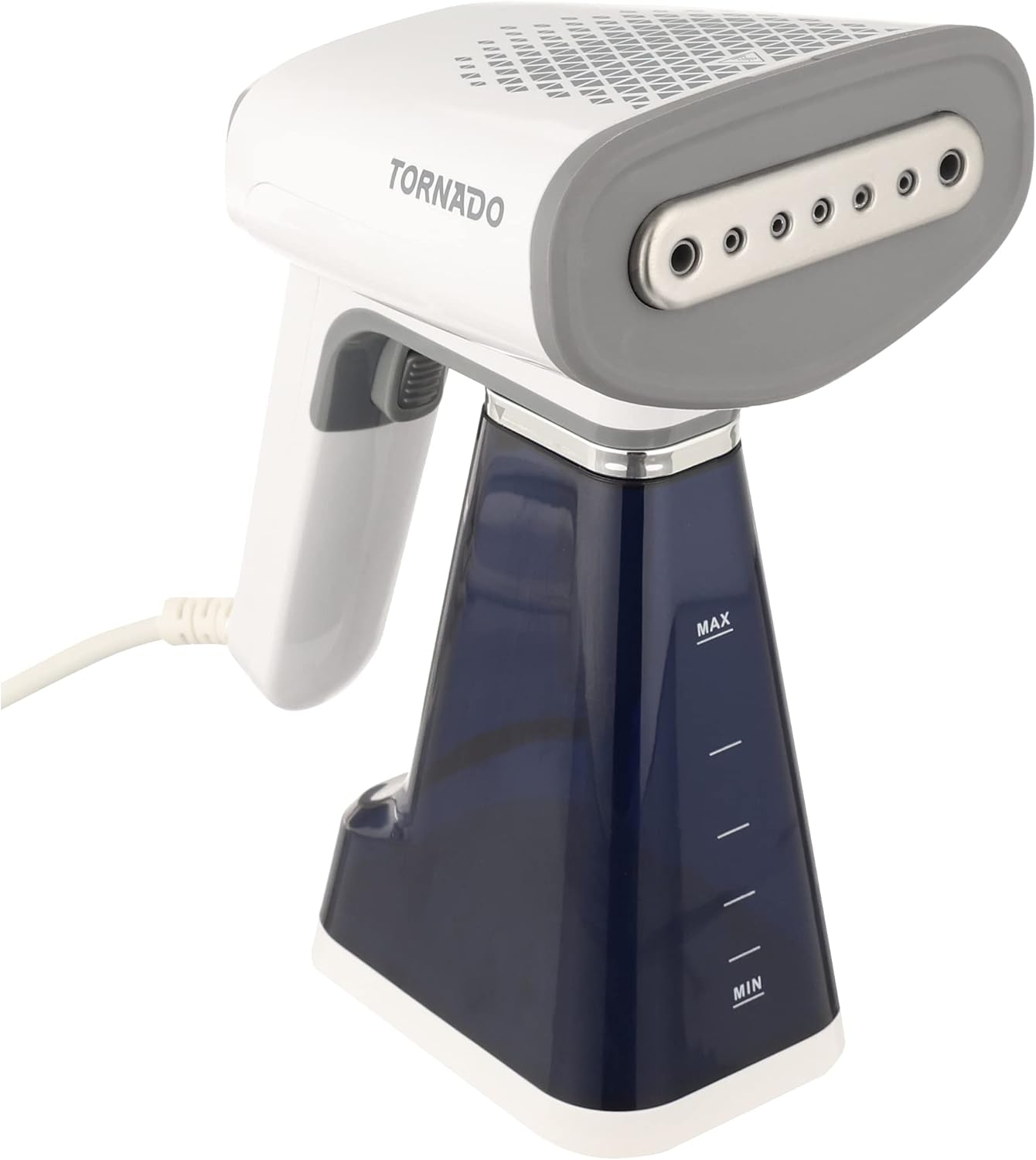 TORNADO Portable Steam Iron 1100-1300 Watt White x Blue TST-HS1300