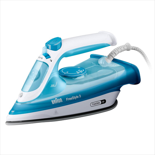Braun Texstyle 3 Iron, 2400 Watt, White/Blue- FI3144BL