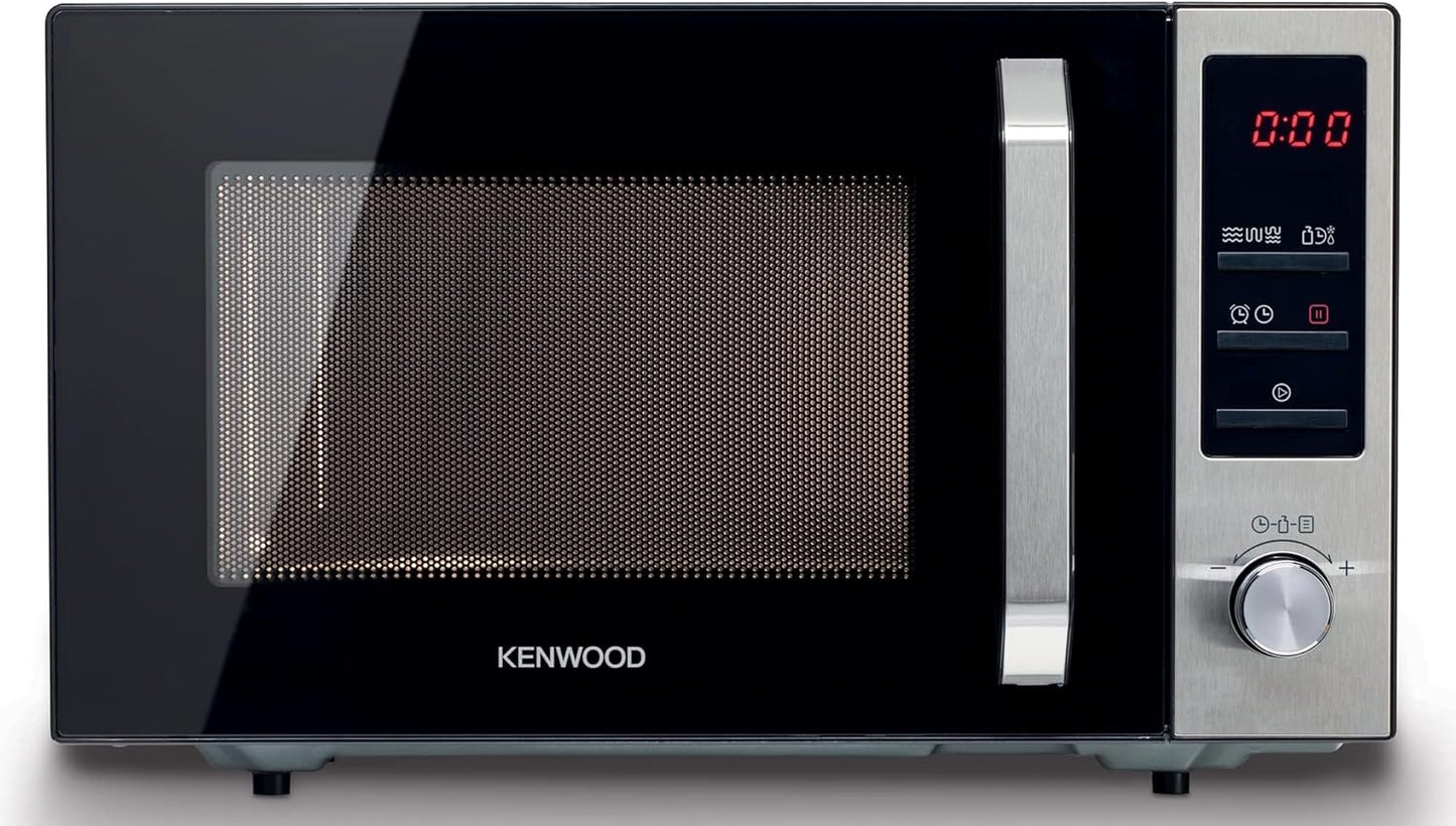 Kenwood Microwave with Grill, 25 Liters, Black Silver - MWM25.000BK