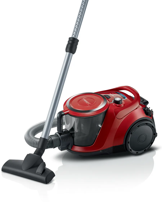 BOSCH Series 6 Bagless Vacuum Cleaner, 2200 Watt, Cherry Red Metallic- BGS412234A