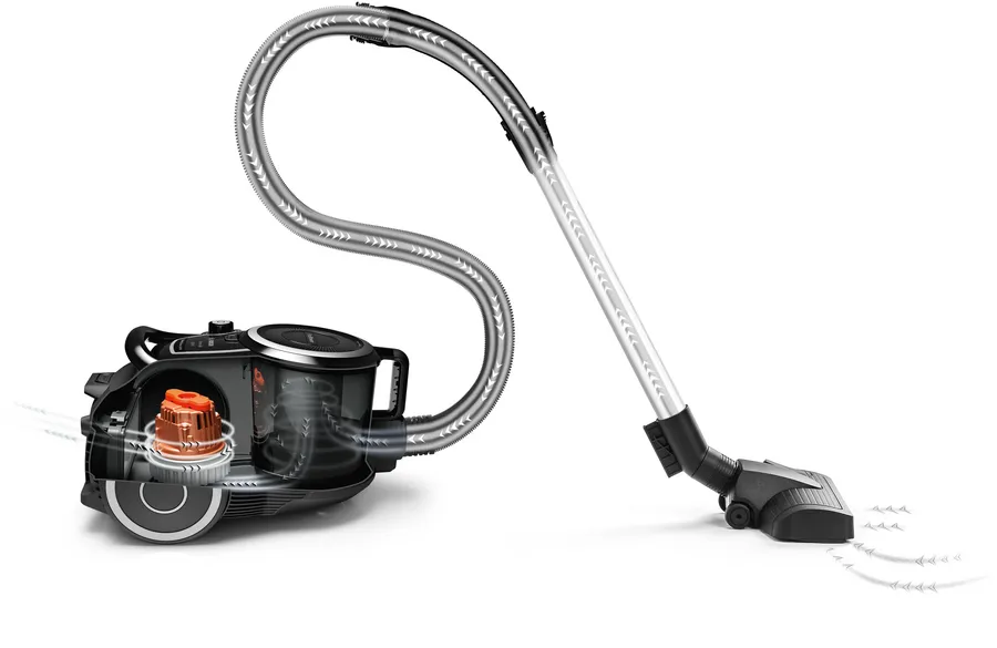 BOSCH Vacuum Cleaner, 2200 Watt, Black - BGS412234
