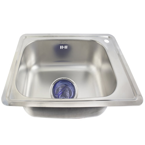 Koregy Single Bowl Sink 67×47 cm Stainless Steel – JKS680-1MM