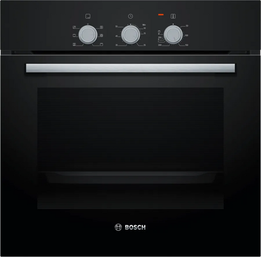 BOSCH Built in Electric Oven 66 Liters 60 cm Black HBF011BA1