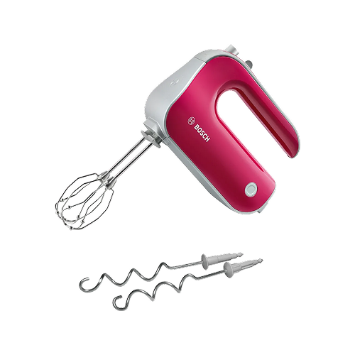 BOSCH Hand Mixer, 500 Watt, Red/Grey - MFQ40304
