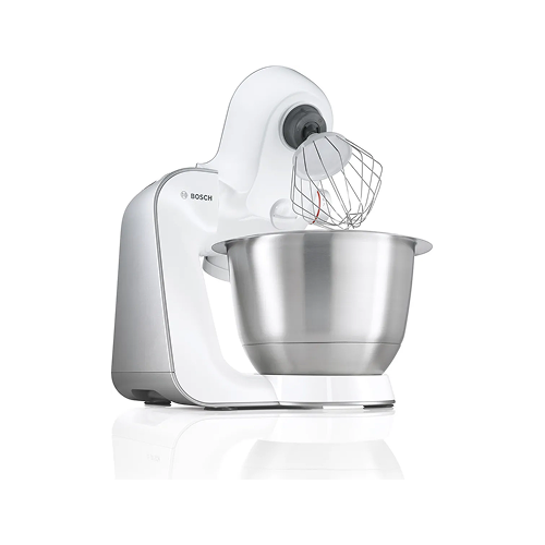 BOSCH Kitchen Machine, 900 Watt, White/Silver - MUM54251
